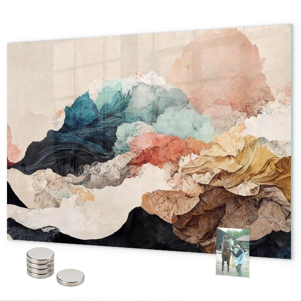 Magnettafel Abstrakte Landschaft