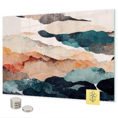 Magnetwand Abstrakte Landschaft