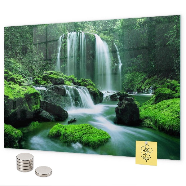 Magnetwand Wasserfall im Moos
