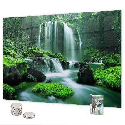 Magnetwand Wasserfall im Moos