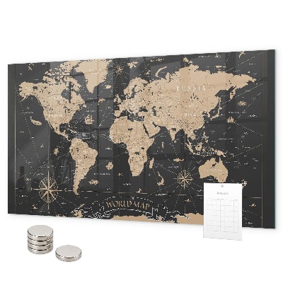 Magnettafel Karte der alten Welt