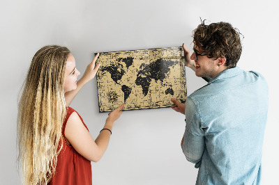 Magnettafel Karte der alten Welt