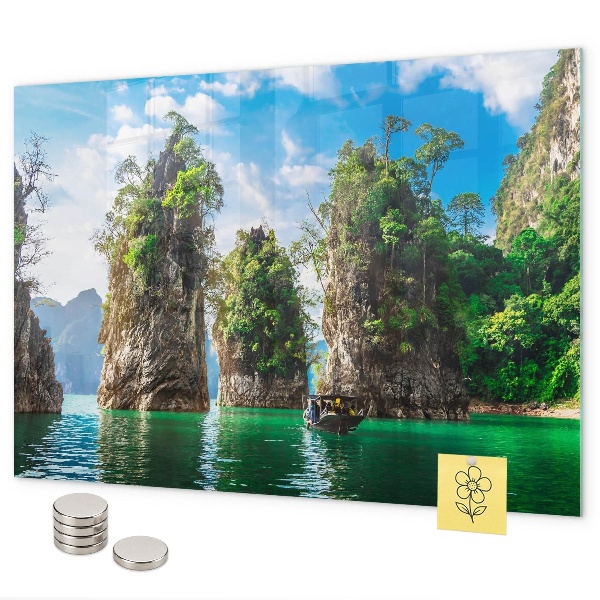 Magnettafel Seebäume, Natur