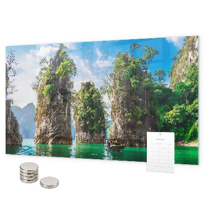 Magnettafel Seebäume, Natur