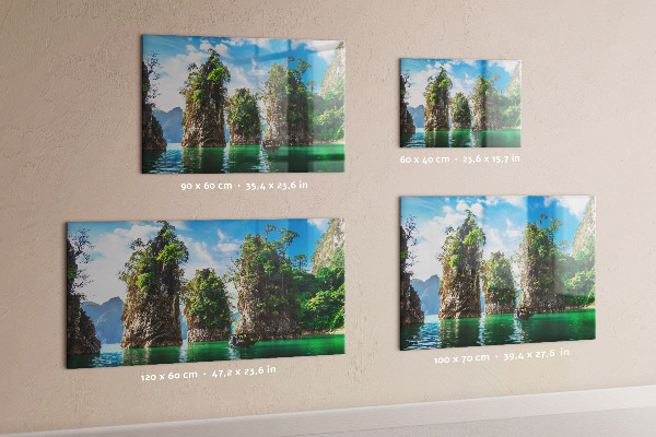Magnettafel Seebäume, Natur