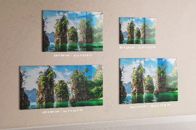 Magnettafel Seebäume, Natur
