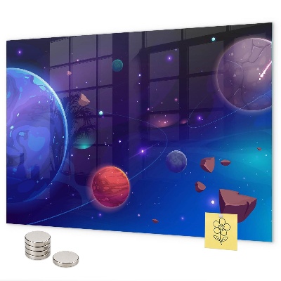 Magnetwand Galaxie der Planeten