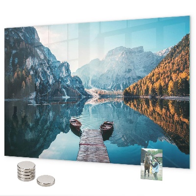 Magnettafel Boote auf dem See