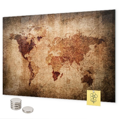 Magnettafel Karte der alten Welt