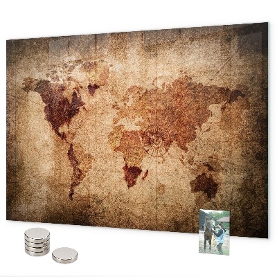 Magnettafel Karte der alten Welt