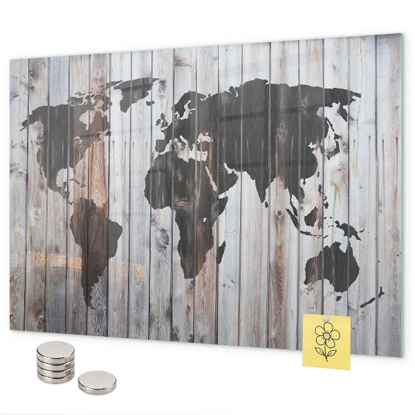 Magnettafel Die Welt an Bord