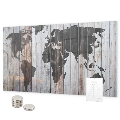 Magnettafel Die Welt an Bord