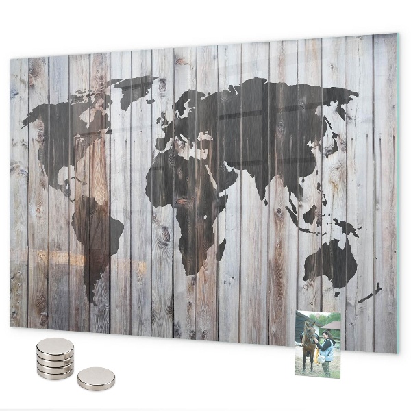 Magnettafel Die Welt an Bord