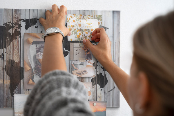 Magnettafel Die Welt an Bord