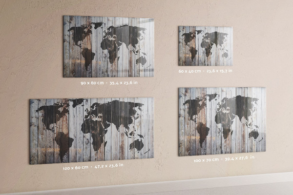 Magnettafel Die Welt an Bord