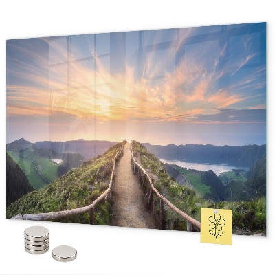 Magnetwand Berglandschaft
