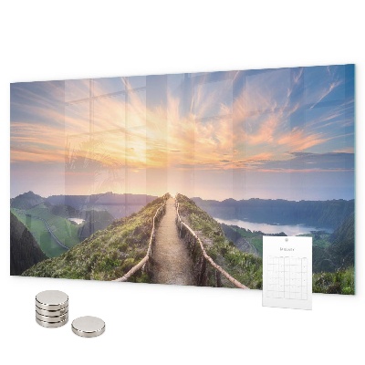 Magnetwand Berglandschaft