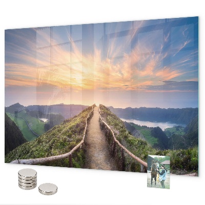 Magnetwand Berglandschaft