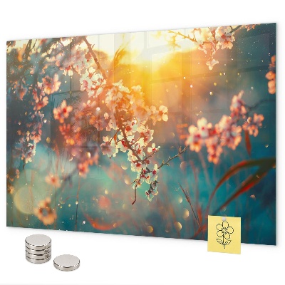 Magnettafel Frühlingsblumen