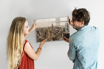 Magnettafel Stadtlandschaft