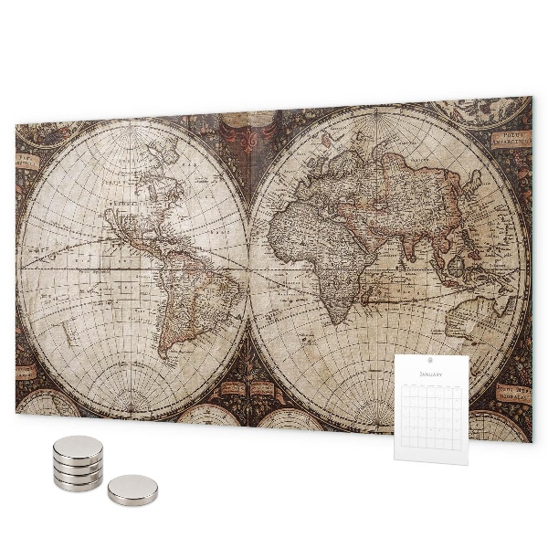 Magnettafel Karte der alten Welt