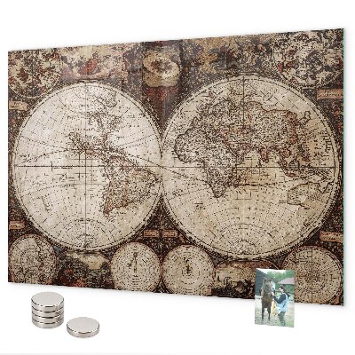 Magnettafel Karte der alten Welt