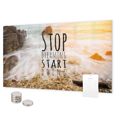 Magnetwand Motivationstext