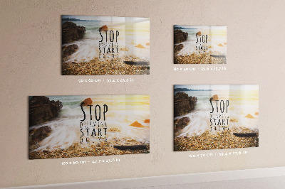 Magnetwand Motivationstext