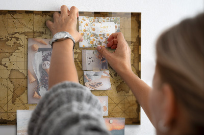 Magnettafel Karte der alten Welt