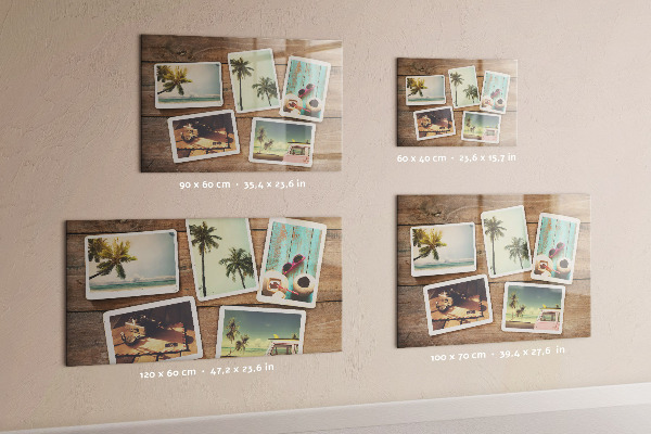 Magnetwand Polaroid-Fotos