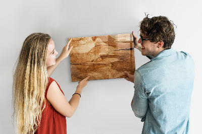 Magnetwand Holzstruktur