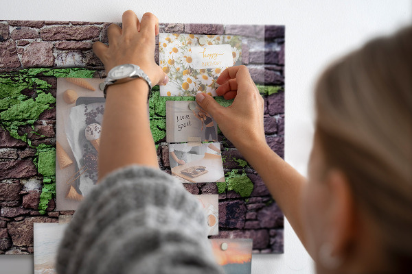 Magnettafel Brick-Weltkarte