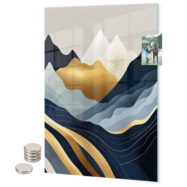 Glas magnettafel Galaxienraum
