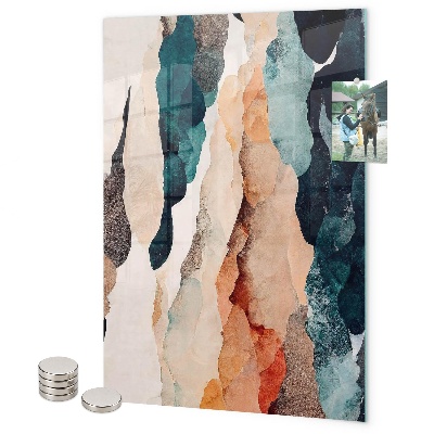 Glas magnettafel Abstrakte Flecken