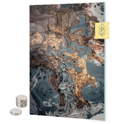 Glas magnettafel Marmorkunst