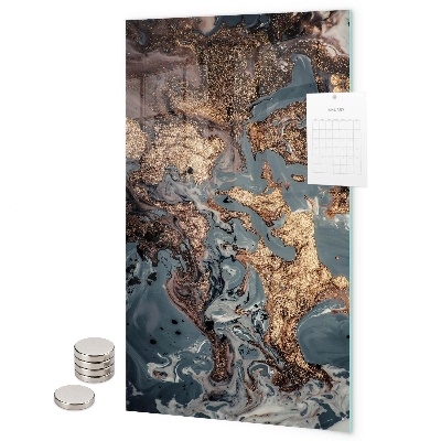 Glas magnettafel Marmorkunst