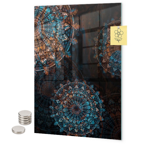 Magnetbild Bunte Mandalas