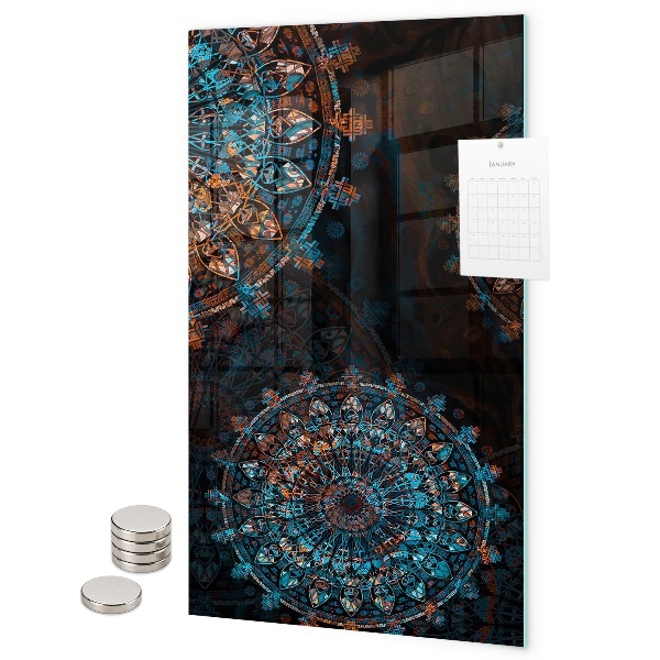 Magnetbild Bunte Mandalas