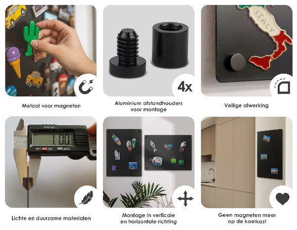 Magnetboard für Reisemagnete aus den Ferien