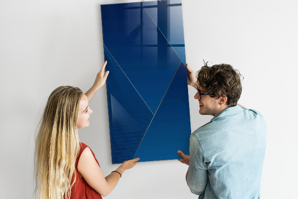 Magnettafel zum schreiben Moderne Pinnwand für Fotos und Notizen