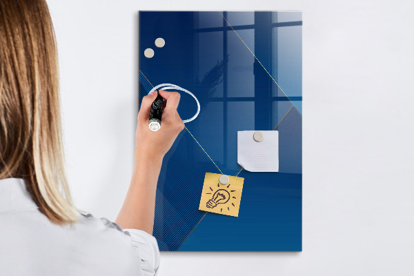 Magnettafel zum schreiben Moderne Pinnwand für Fotos und Notizen