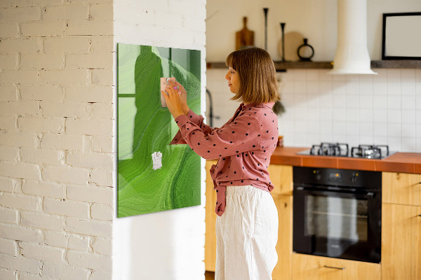 Schreib magnettafel Grüne Tafel für Fotos und Notizen