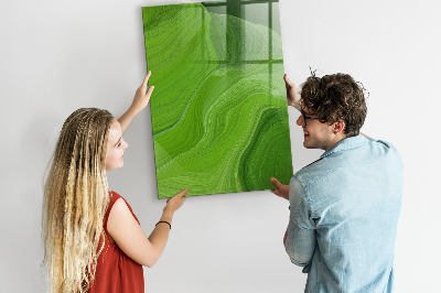 Schreib magnettafel Grüne Tafel für Fotos und Notizen