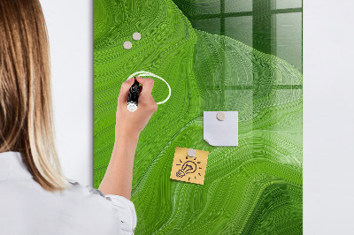 Schreib magnettafel Grüne Tafel für Fotos und Notizen