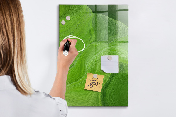 Schreib magnettafel Grüne Tafel für Fotos und Notizen