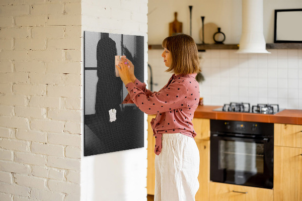 Magnettafel zum schreiben Stilvolle Pinnwand für Fotos und Notizen