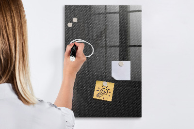 Magnettafel zum schreiben Stilvolle Pinnwand für Fotos und Notizen