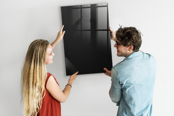 Magnettafel zum schreiben Stilvolle Pinnwand für Fotos und Notizen