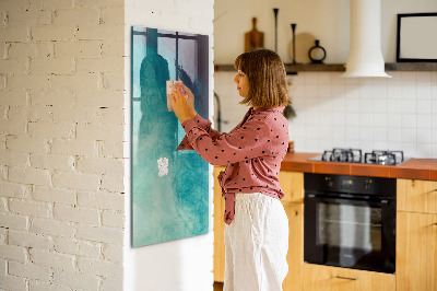 Magnettafel zum schreiben Eine farbenfrohe Tafel für Fotos und Notizen