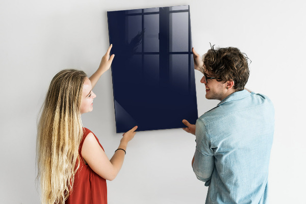 Magnettafel zum schreiben Moderne Tafel für Notizen und Fotos